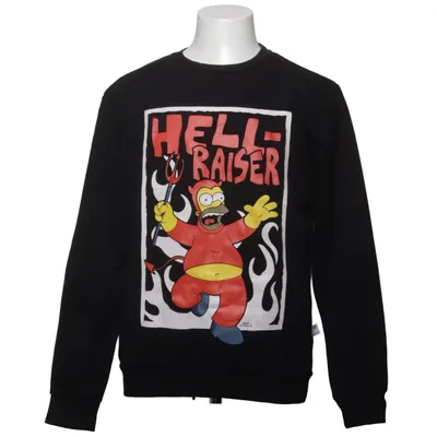 Sweatshirt (Noir) de Cropp Coton, Polyester