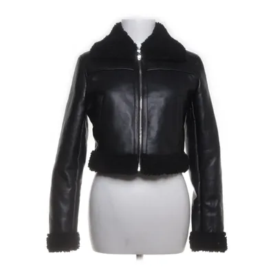 Shearling jacket (Black) from Tally Weijl Polyurethane, Polyester