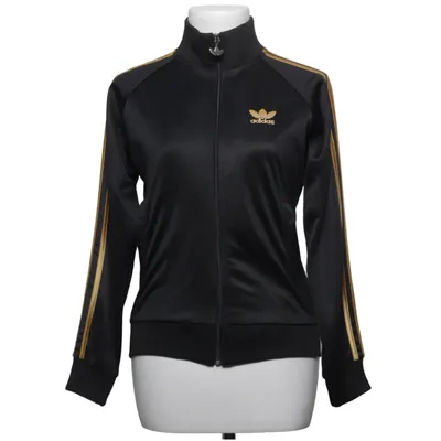 Sports jacket (Black, Yellow) from Adidas Cotton, Polyester