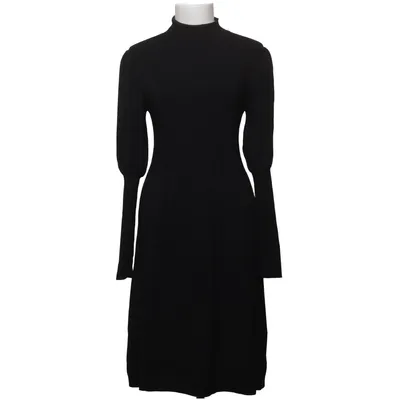 Jurk met col (Zwart) van Fransa Polyester, Viscose