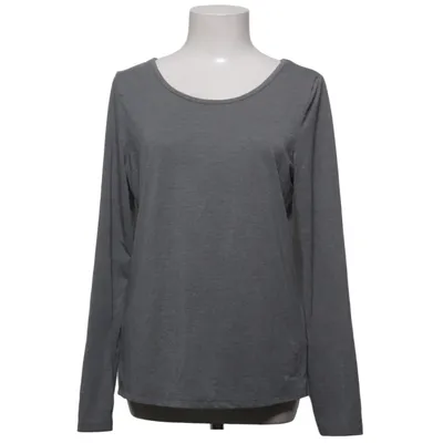 Långärmad t-shirt (Grå) från Blacc Yoga Polyester, Viskos