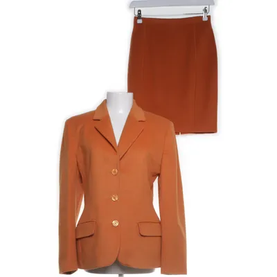 Dräkt (Orange) från Iréne van Ryb Angora, Kashmir, Ull