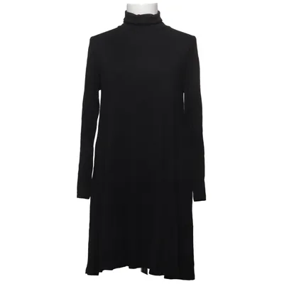 Jurk met col (Zwart) van ASOS Petite Elastaan, Viscose