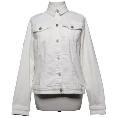 Veste en jean (Blanc) de Essentials Coton, Élasthane