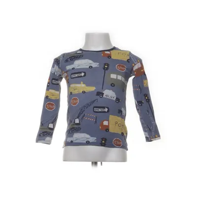 Långärmad t-shirt (Blå, Flerfärgad) från Lindex Kids Bomull, Elastan