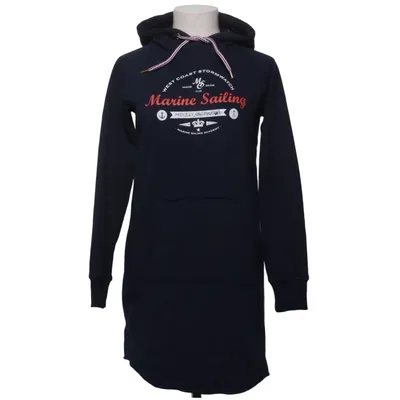 Kapuzenkleid (Blau) von Marine Scandinavian Sportswear Baumwolle, Polyester