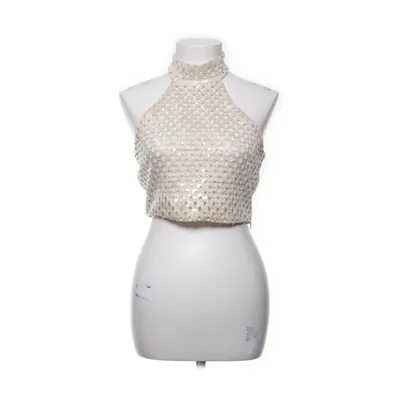 Halternecktopp (Beige) från Dixie Elastan, Polyester