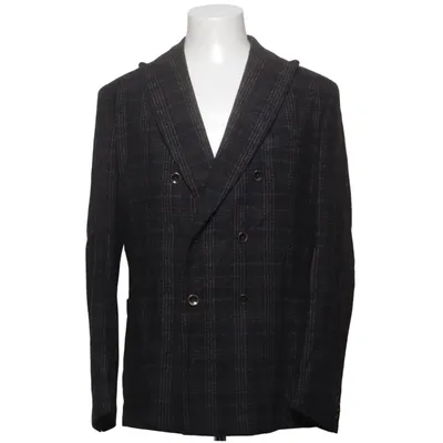 Blazer (Gris, Bleu) de Eleventy Coton, Polyamide, Laine