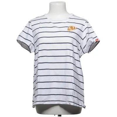 T-shirt (Blanc, Bleu) de Netflix Coton