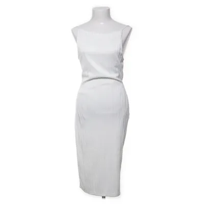 Klänning (Vit) från Allegra K Elastan, Polyester
