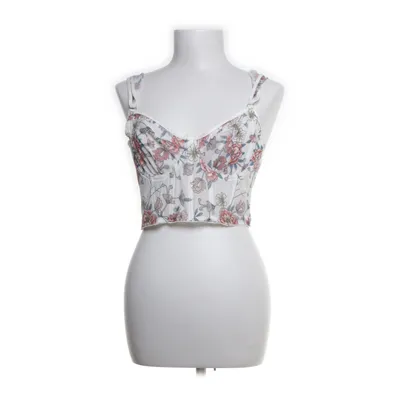 Bustier (Vit, Flerfärgad) Elastan, Polyester