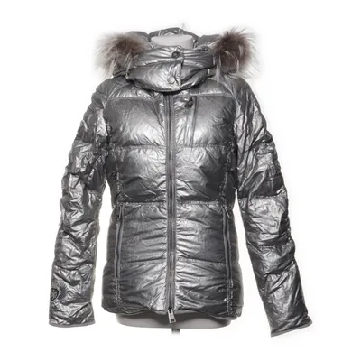 Donsjack (Zilver) van Kelly Katoen, Dons, Bont, Polyamide, Polyester