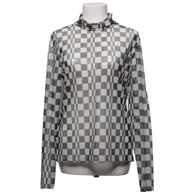 Top (Sort, Hvid) fra Fred Perry Elastan, Polyester