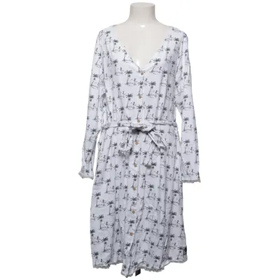 Dress (White, Black) from Blooming with Love Cotton