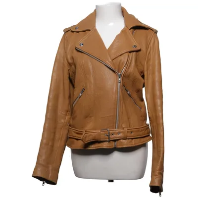 Bikerjakke (Tilla jacket ZE1 18) fra Gestuz Læder, Polyester