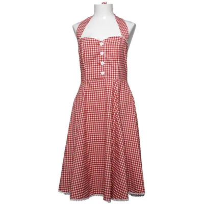 Klänning (Röd, Vit) från Collectif Bomull, Elastan, Polyester