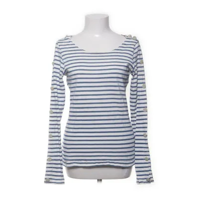 Langærmet t-shirt (Blå, Hvid) fra Maison Scotch Bomuld