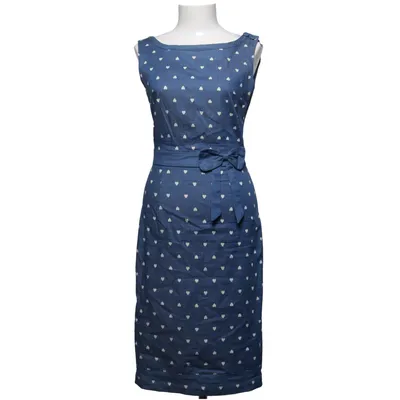 Klänning (Blå, Vit) från Banned Apparel Bomull, Elastan