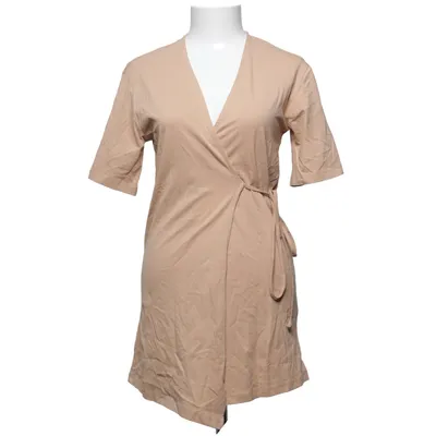 Slå-om-kjole (Beige) fra Calliope Bomuld
