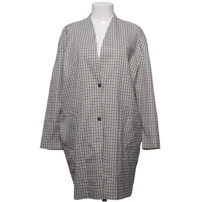Coat (Beige, Black, White) from Visual Clothing Project Elastane, Polyester, Viscose