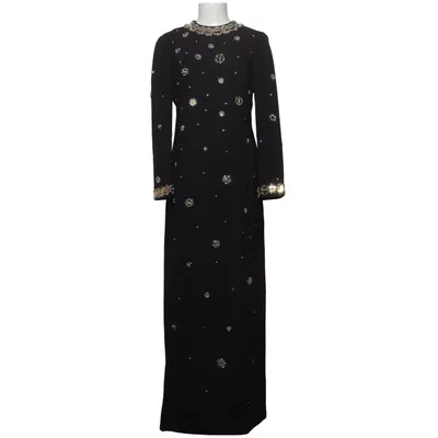 Aftonklänning (Svart, Flerfärgad) från Sunfere Bomull, Polyester