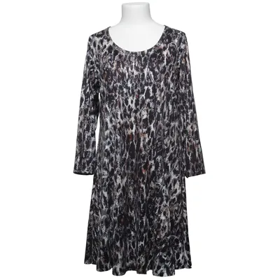 Robe (Noir, Marron, Blanc) de Dress Like Marie Élasthane, Polyester, Viscose