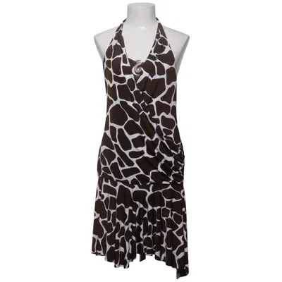 Klänning (Brun, Vit) från Lili Elastan, Polyester