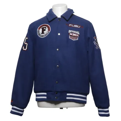 Collegejacka (Blå) från Fubu Akryl, Bomull, Polyamid, Polyester, Viskos, Ull