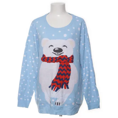 Julesweater (Blå, Hvid, Rød) fra BPC Bonprix Collection Akryl