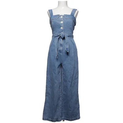 Byxdress (Blå) från ASOS Denim Bomull