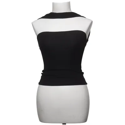Halterneck top (Sort) fra Hanna MW x Gina Tricot Elastan, Viscose