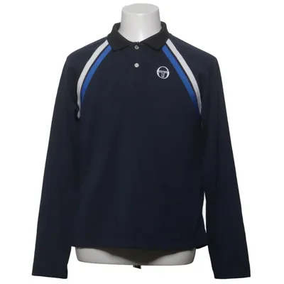 Rugbytrøje (Blå, Hvid) fra Sergio Tacchini Polyester, Viscose