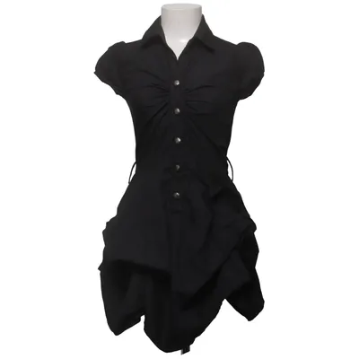 Robe chemise (Noir) de Amour Coton, Polyester