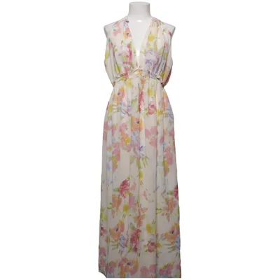Maxi dress (Beige, Multicolored) from Zara Polyester