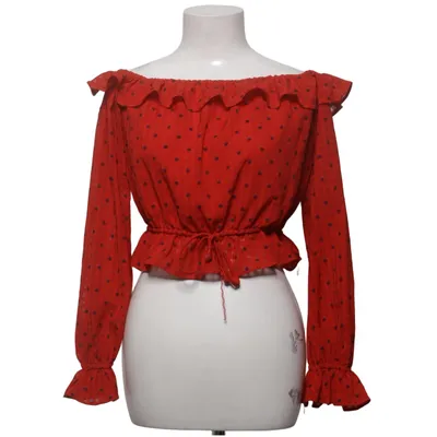 Crop top (Rouge, Noir) de Tularosa Polyester