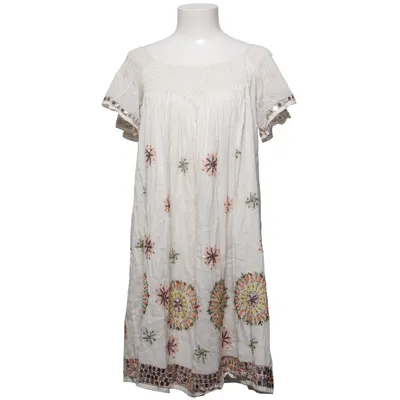 Dress (White, Multicolored) from Antik Batik Cotton