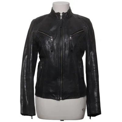Leather jacket (Black) from Livelo Attitude