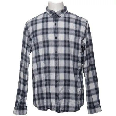 Flanellskjorta (Blå, Vit) från Shine Original Bomull