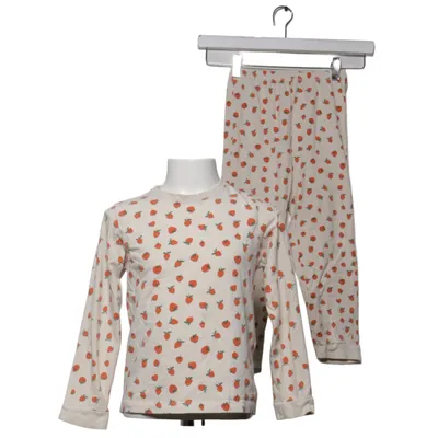 Pyjama (Beige, Rot, Grün) von Åhléns Kids Elasthan, Bio-Baumwolle