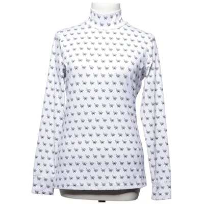 Polotröja (Vit, Svart) från HUNKØN Elastan, Polyester