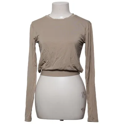 T-shirt à manches longues (Beige) de Peonias Élasthane, Viscose