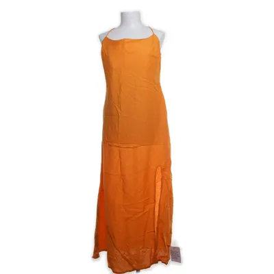 Maxi jurk (Oranje) van ASOS Design Linnen, Katoen