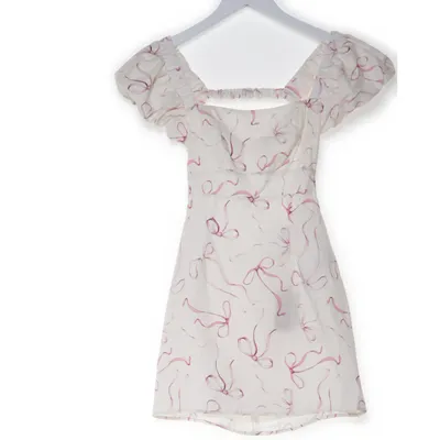 Klänning (Vit, Rosa, Flerfärgad) från Stradivarius Bomull