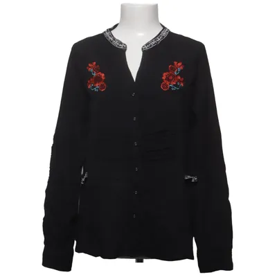 Bluse (Schwarz, Mehrfarbig) von Flash Woman Baumwolle