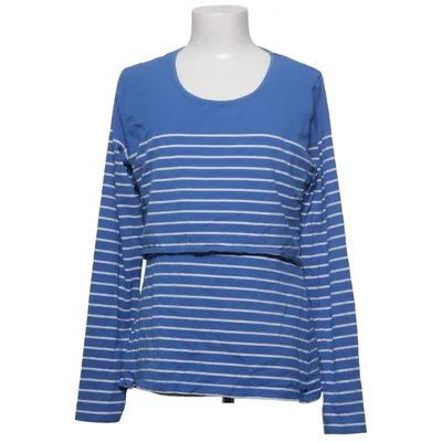 Nursing sweater (Blue, White) from Jojo Maman Bébé Cotton, Elastane