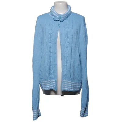 Cardigan (Blå, Hvid)