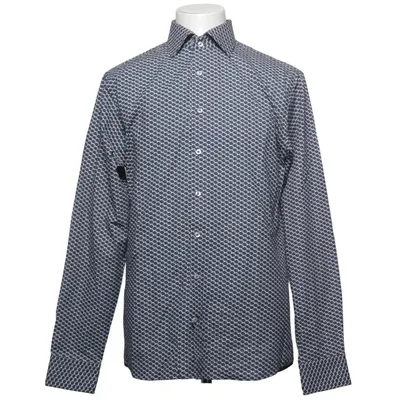 Chemise (Bleu, Blanc) de The Shirt Factory Coton
