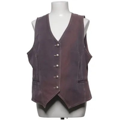 Spijker gilet (Lila) van GR Design Katoen, Elastaan, Polyester