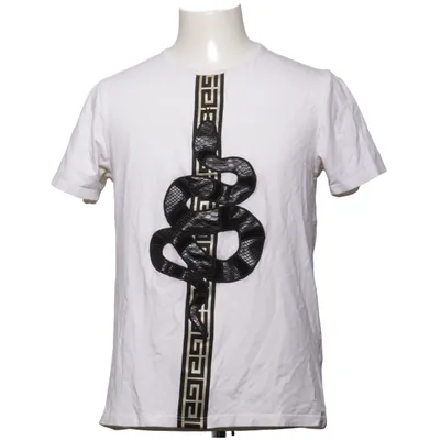 T-shirt (White, Black, Gold) from Glorious Gangsta Cotton, Elastane
