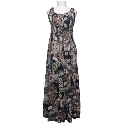 Robe longue (Bleu, Beige, Marron) de Leana Mode Coton